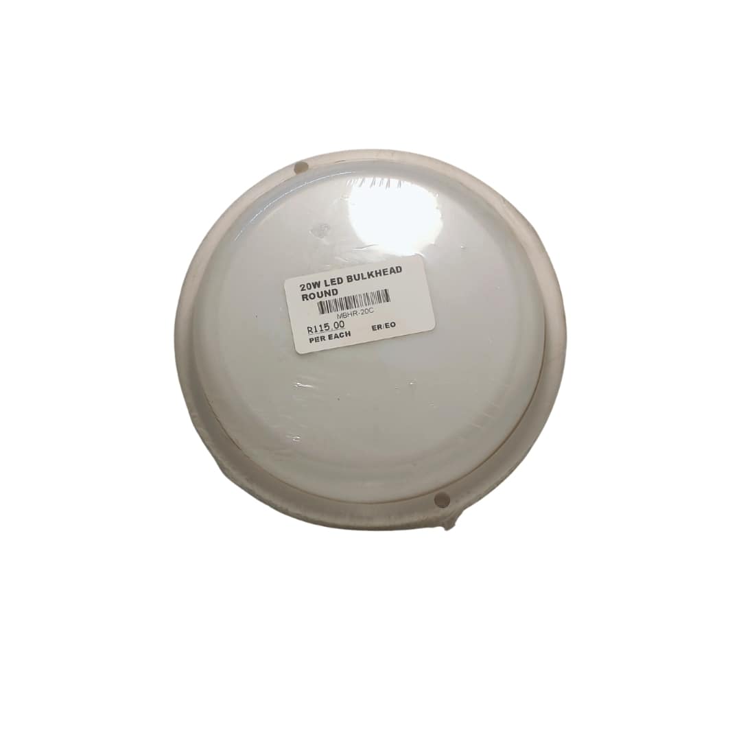 Major Tech 20W Round Led Bulkhead