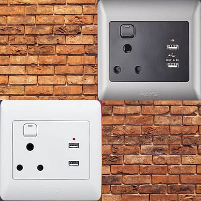 Pays 4X4 Single Plug + 2 USB