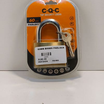 C.Q.C 60MM Brass Padlock