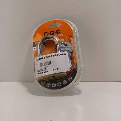 C.Q.C 50MM Brass Padlock