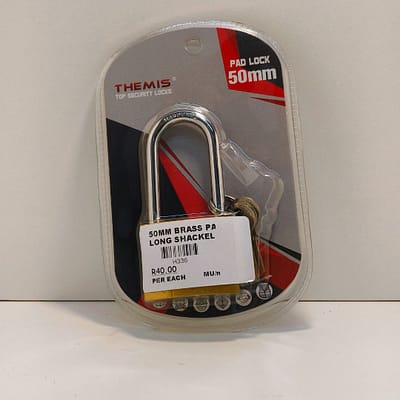 THEMIS 50MM Brass Padlock