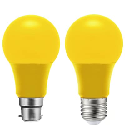 230V 5W LED A60 COLOUR YELLOW