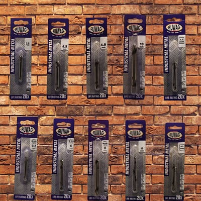 RUWAG Industrial Metal Double Sided Drill Bit Range