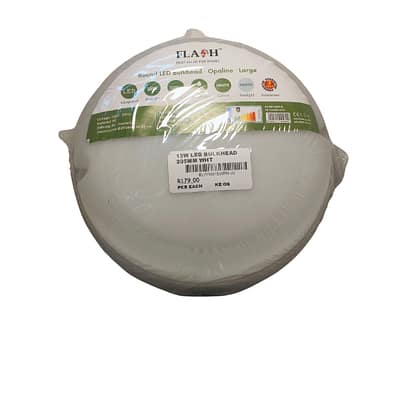 FLASH 15W LED Round Bulkhead WHT
