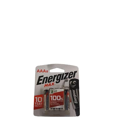 Energizer AAA Batteries 8Pack