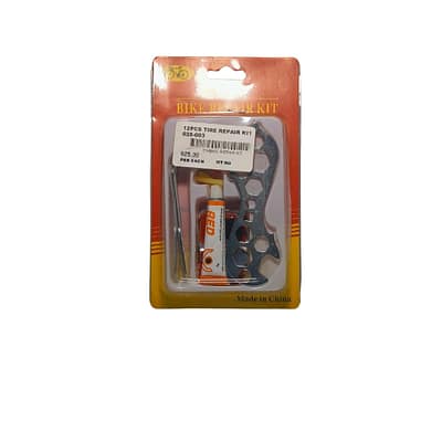 12 Pcs Bike Tire Repair Kit