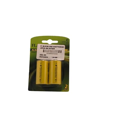 FLASH Alkaline C Batteries (2Pcs)