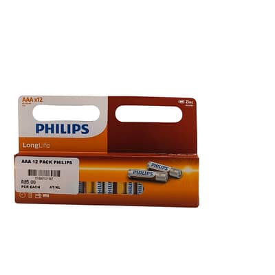 PHILIPS AAA Batteries (12Pck)