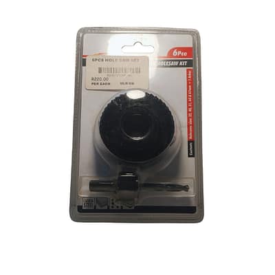 RUWAG 6Pc Handyman Holesaw Kit