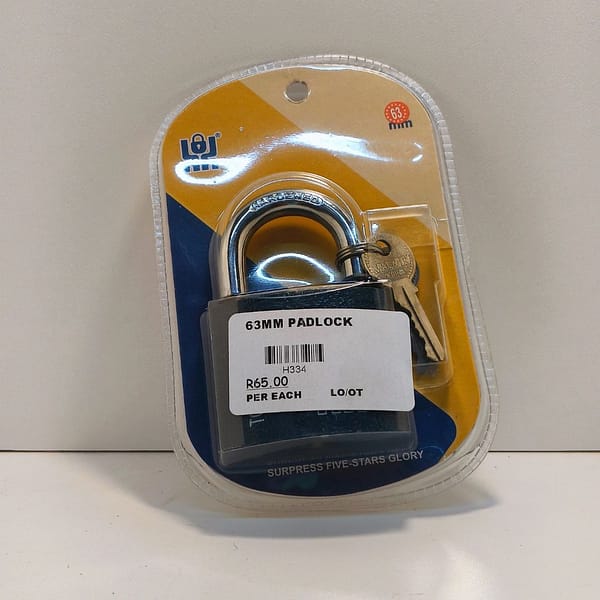 63MM Blue Padlock