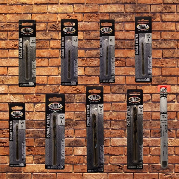 RUWAG Cobolt Metal Drill-Bit Range